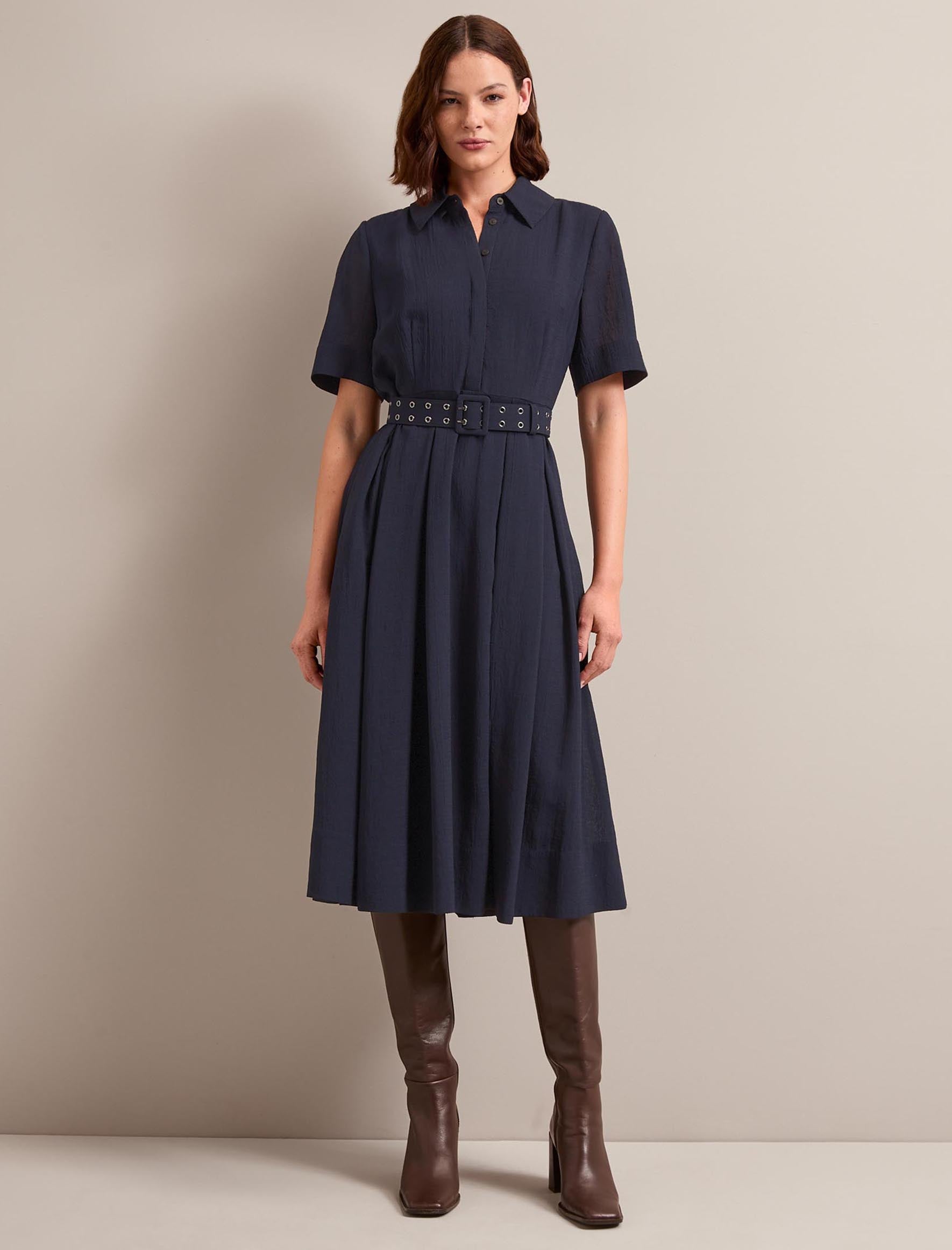 Anya Techni Voile Dress - Lavender