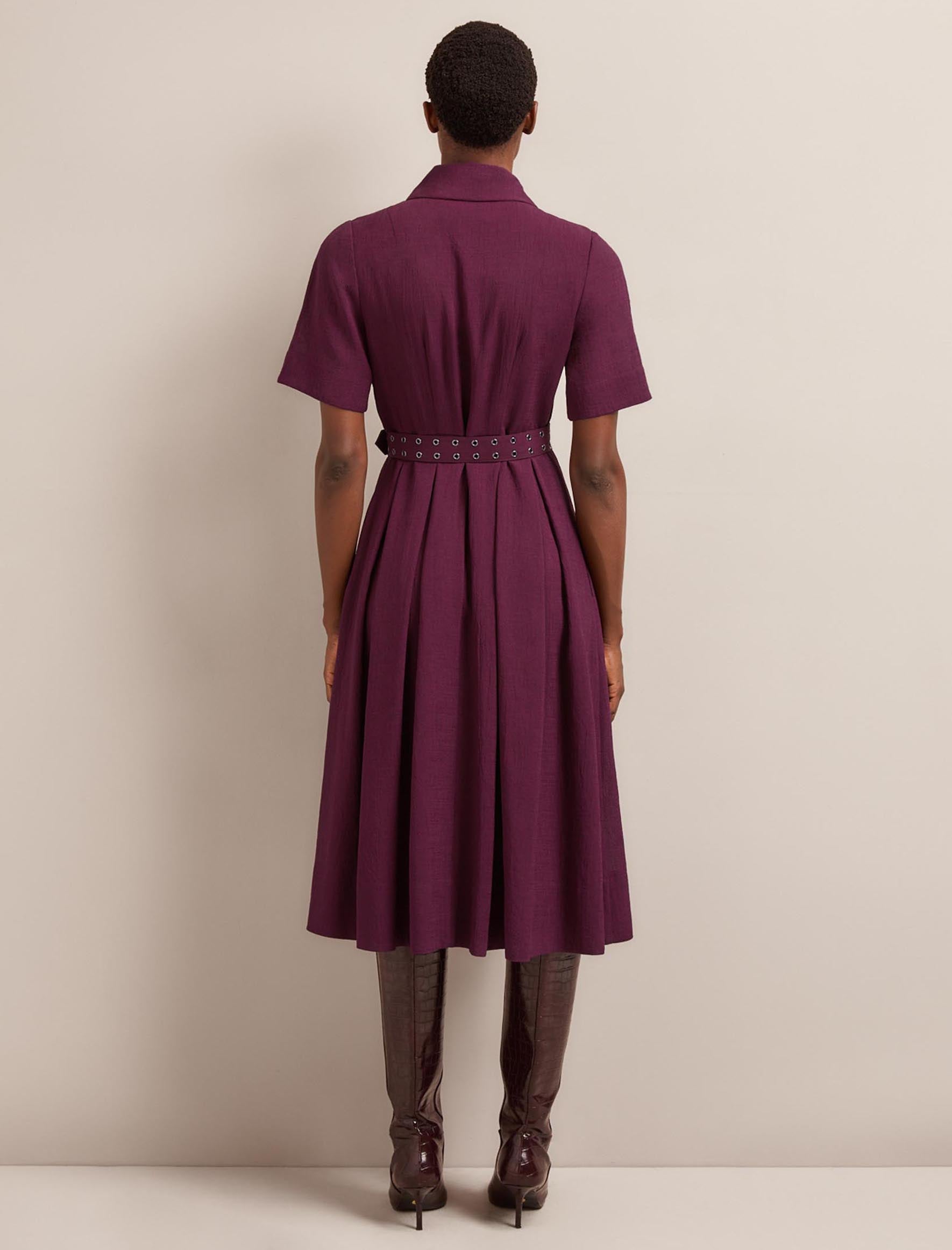 Anya Techni Voile Dress - Lavender