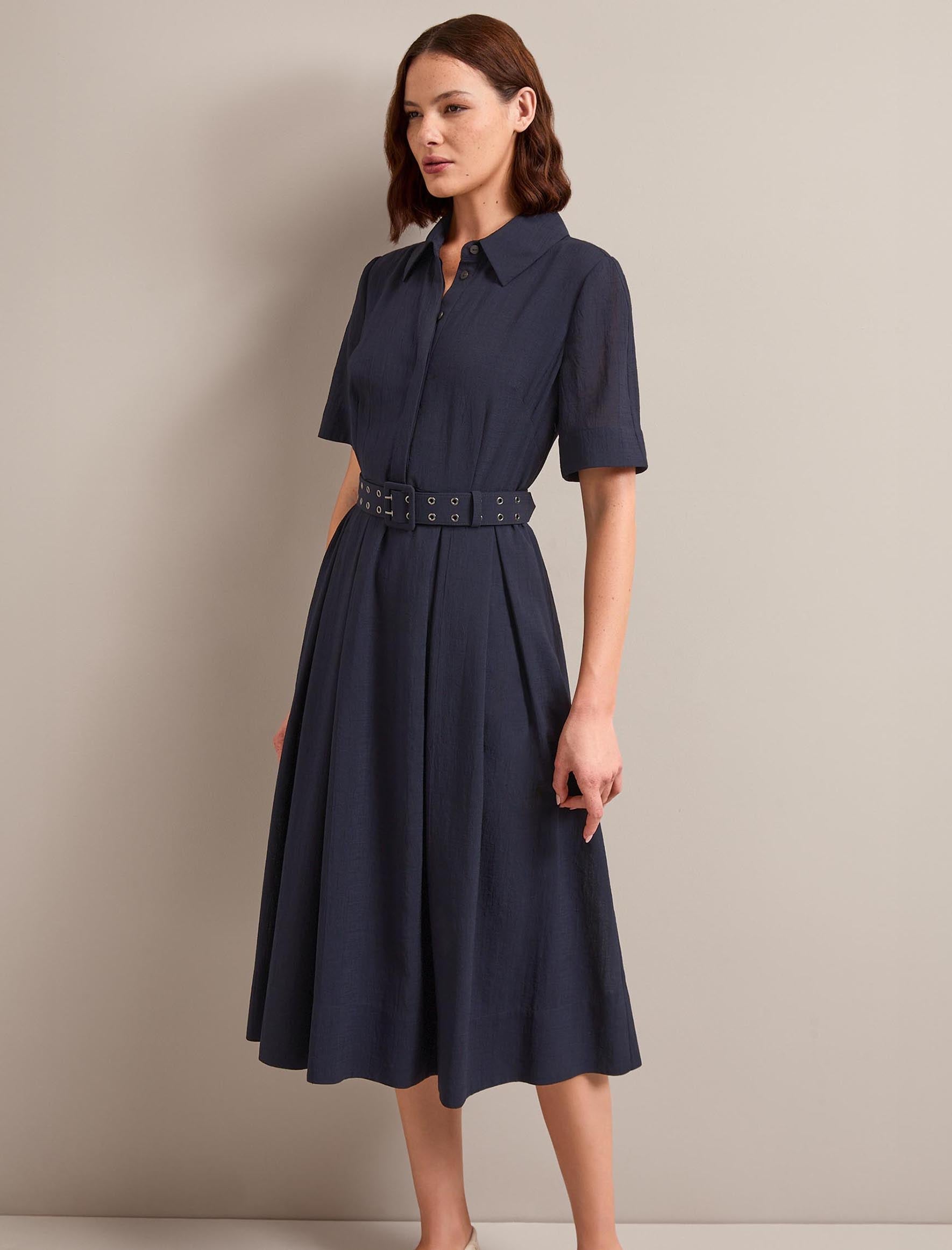 Anya Techni Voile Dress - Lavender