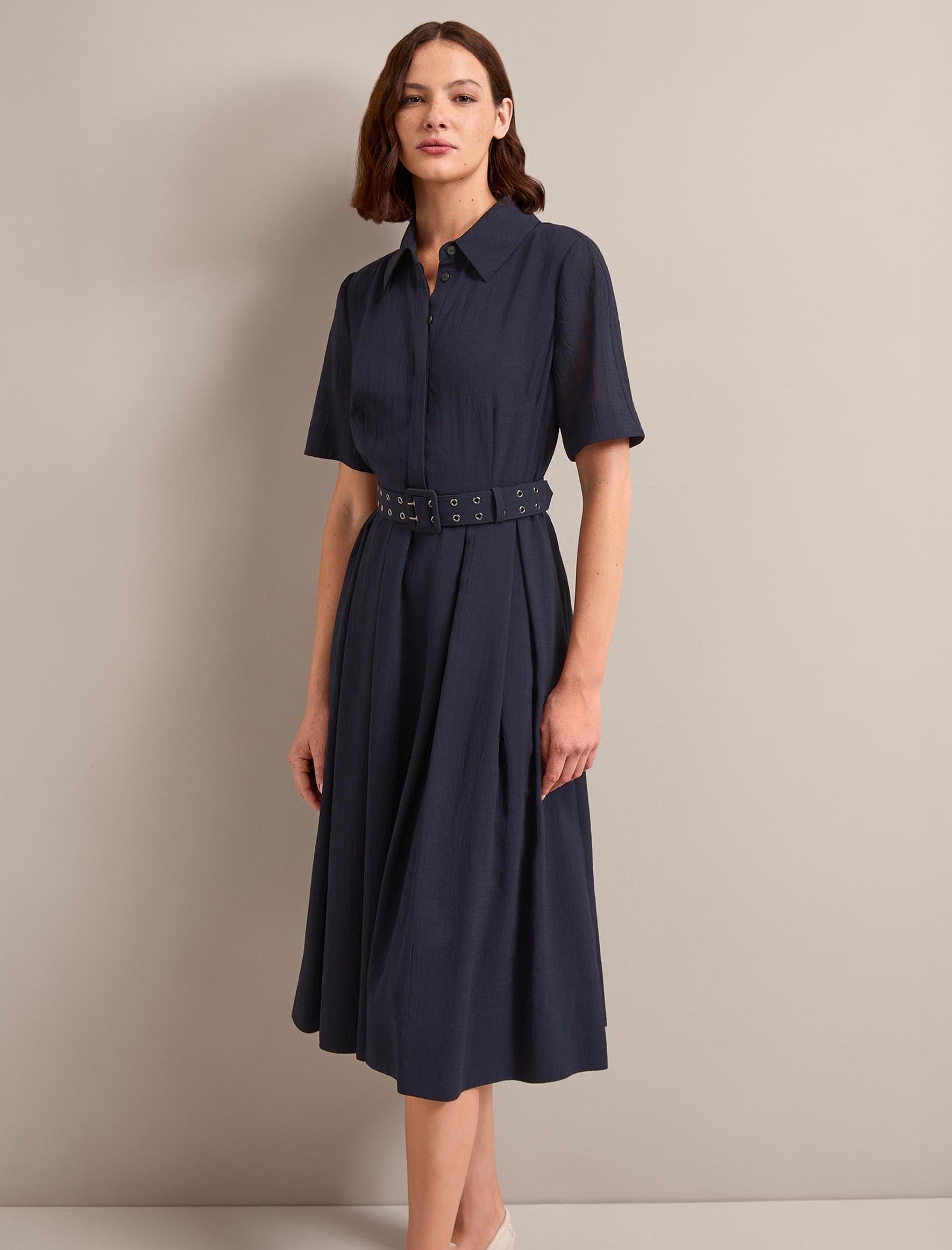 Anya Techni Voile Dress - Lavender